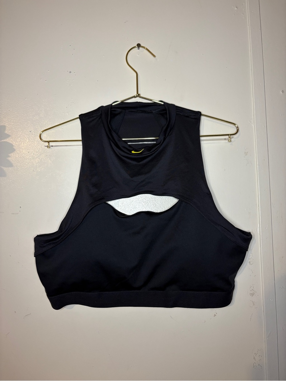 NIKE Black Cutout Sports Bralette